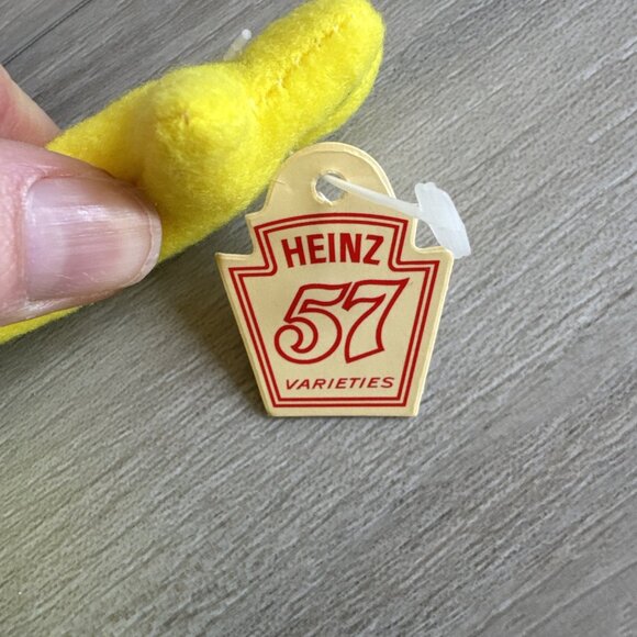 HEINZ‎ 57 POURABLE MUSTARD BEAN BAG GUY Advertising Cowboy Plush NWT - Picture 5 of 7
